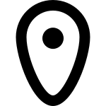 Pin Rounded Circle 619 SVG Icon
